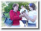 2001-08-27 Stoke Bruerne fair 5 Laura and Candace * 640 x 480 * (60KB)